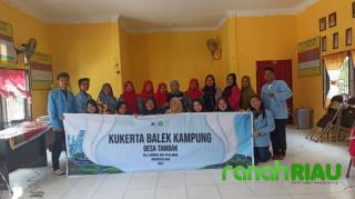 Mahasiswa Kukerta Universitas Riau gelar Sosialisasi Cegah Stunting Sejak Dini di desa Tambak